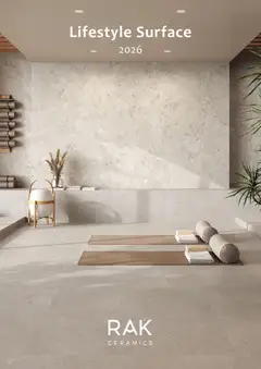 Preview of the catalogue Lifestyle Surface of store Rak Ceramics valid from 7 Jan, 2026