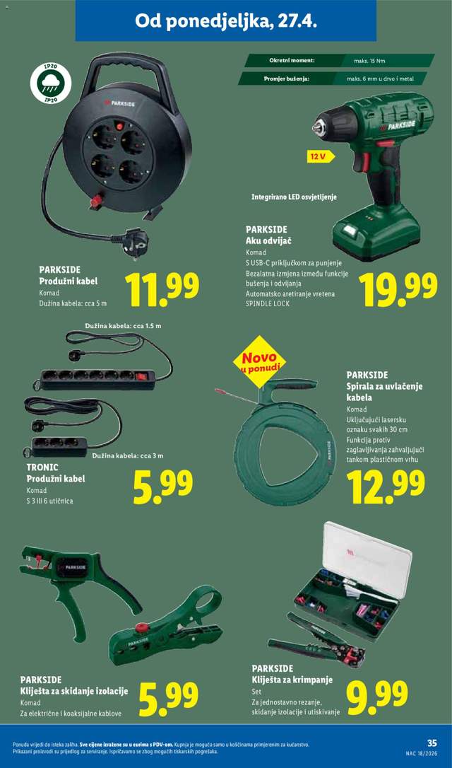 Novi Lidl katalog od 27.04.