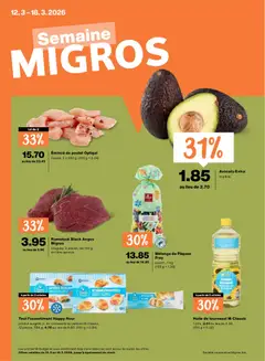 Vorschau des Merkblatts Migros aktionen FR vom Shop Migros gültig von 12.03.2026 bis 18.03.2026