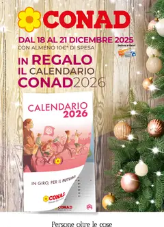 Anteprima dell'opuscolo Volantino Calendario dal negozio Conad valido da 18/12/2025