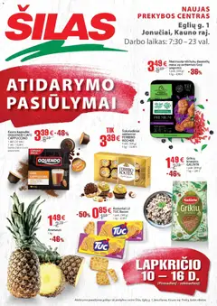 Šilas parduotuvės leidinio Leidinys - Atidarymo pasiūlymai galiojančio nuo 2025.11.10 peržiūra
