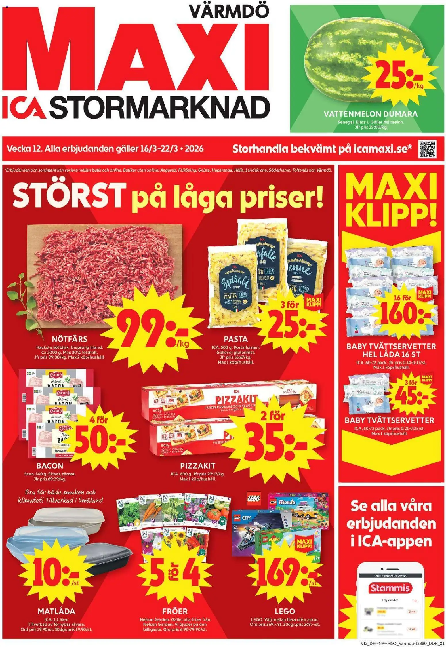 Förhandsgranska reklamblad Gustavsberg från butik ICA Maxi gäller från 16/03/2026