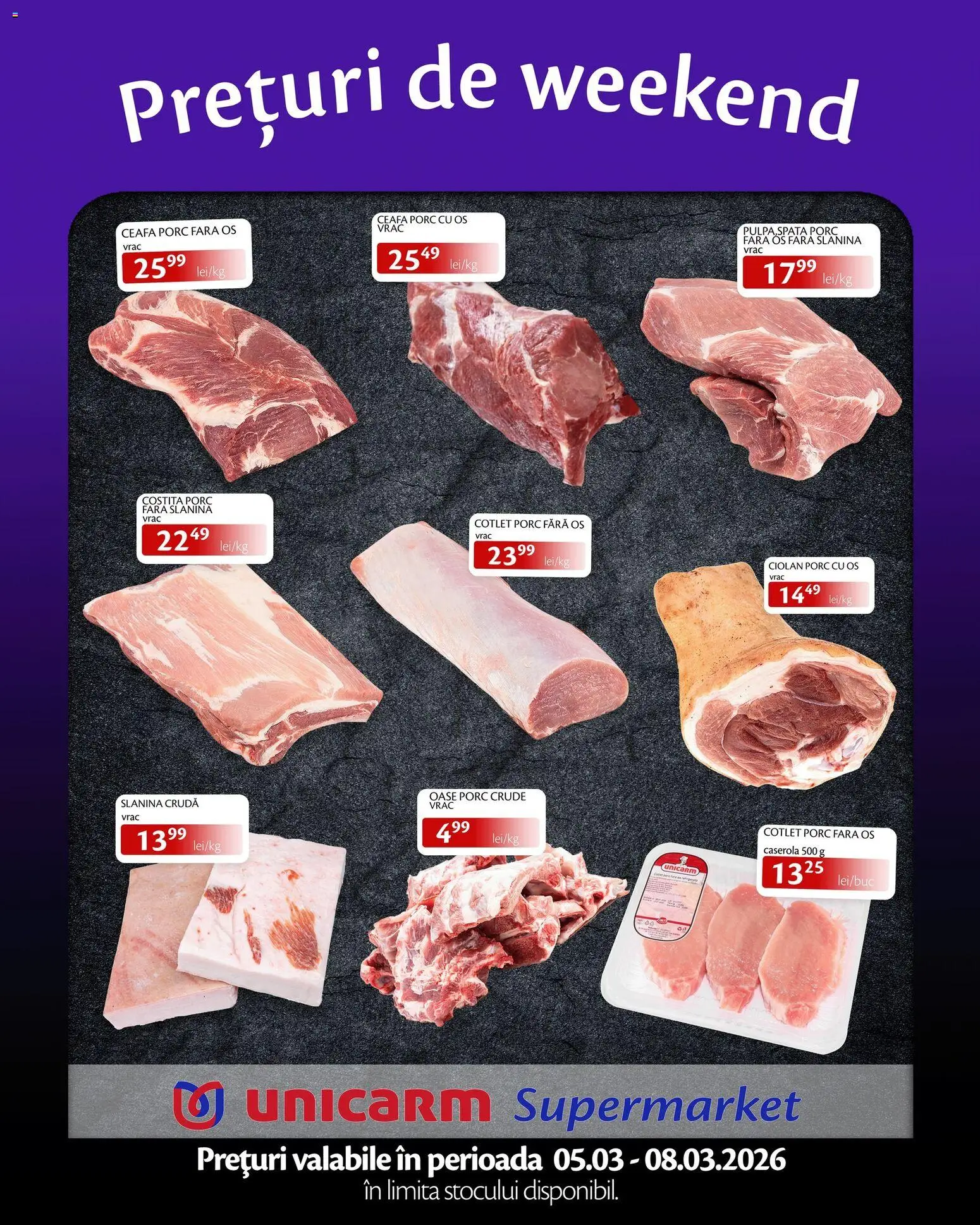 Previzualizarea de cataloage: Unicarm Unicarm Catalog Prețuri de weekend valabil de la 05.03.2026