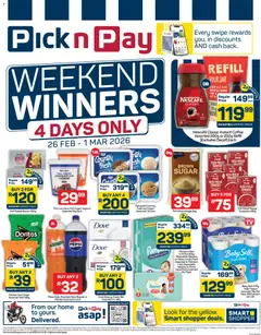 Preview of Pick n Pay flyer valid from 26/02/2026