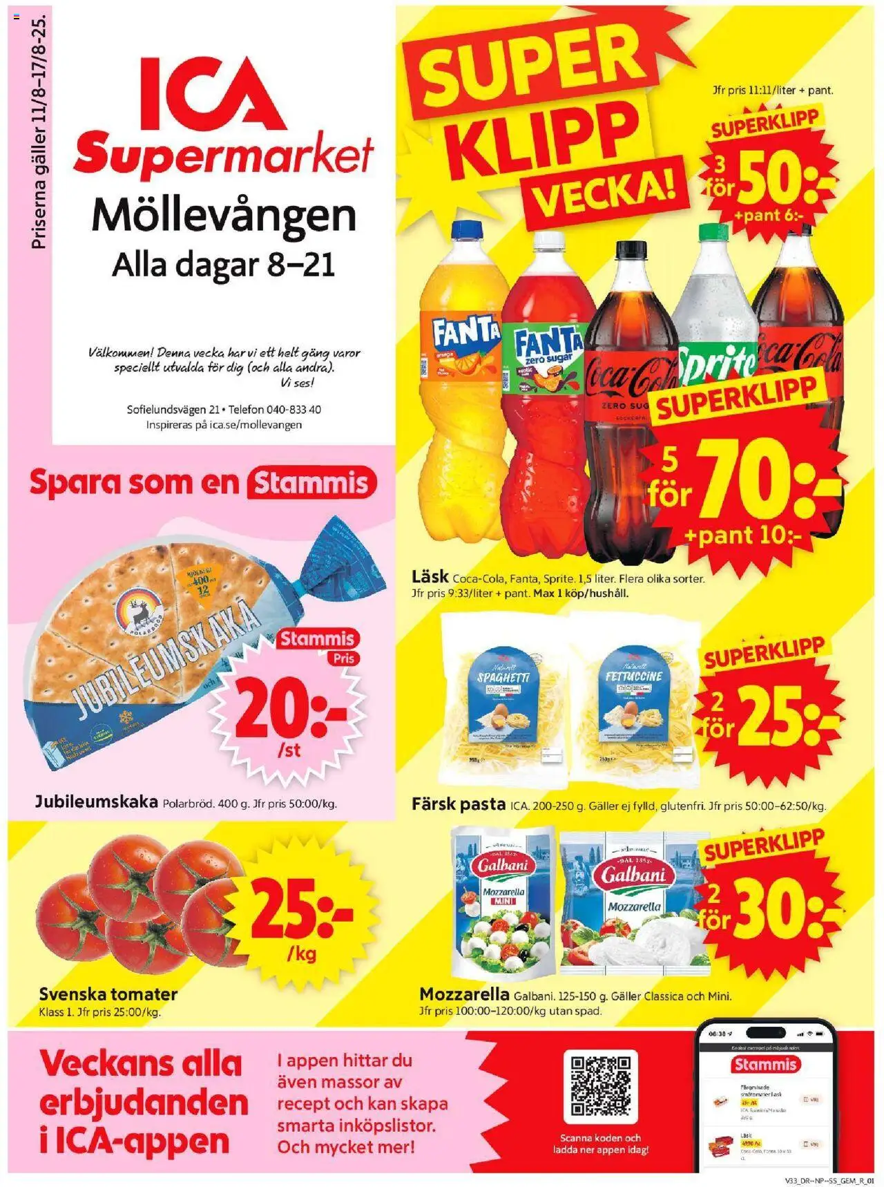Malmö är giltig 11/08 2025 > Veckans Erbjudanden gäller från 11/08/2025 till 17/08/2025 sidnummer 1