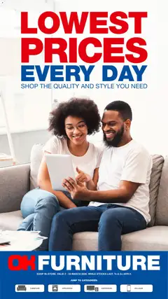 Preview of OK Furniture flyer valid from 02/03/2026