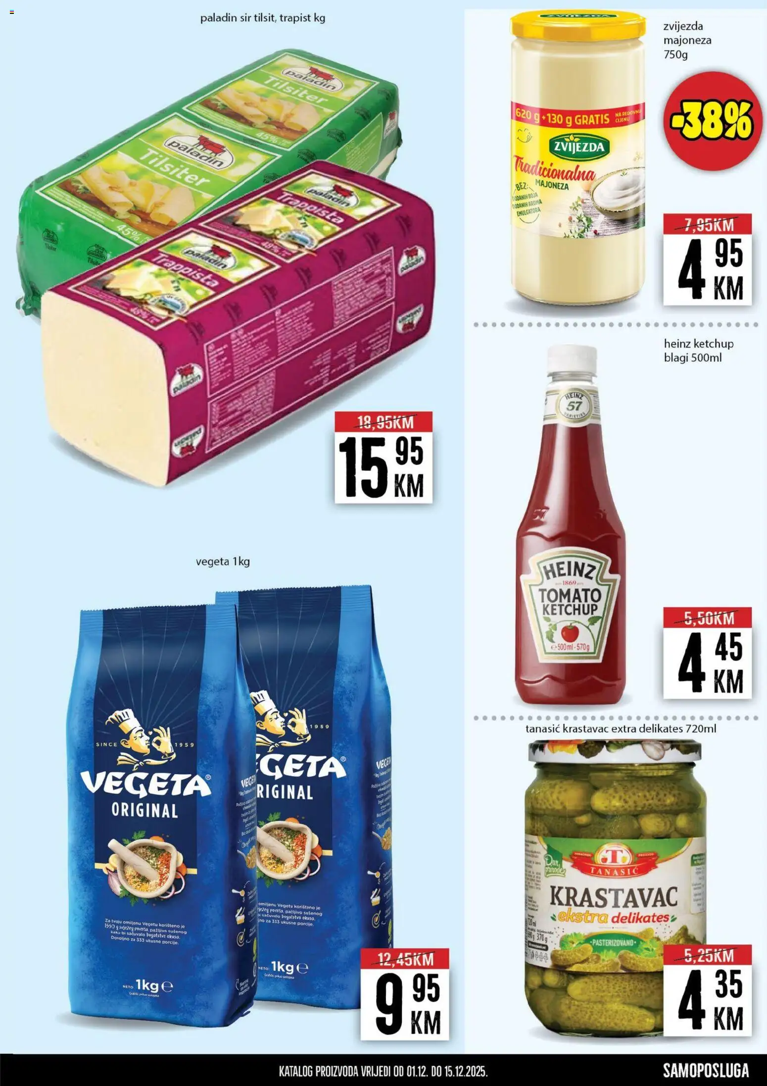 Pregled letka Katalog trgovine Prodex vrijedi od 2025.12.01