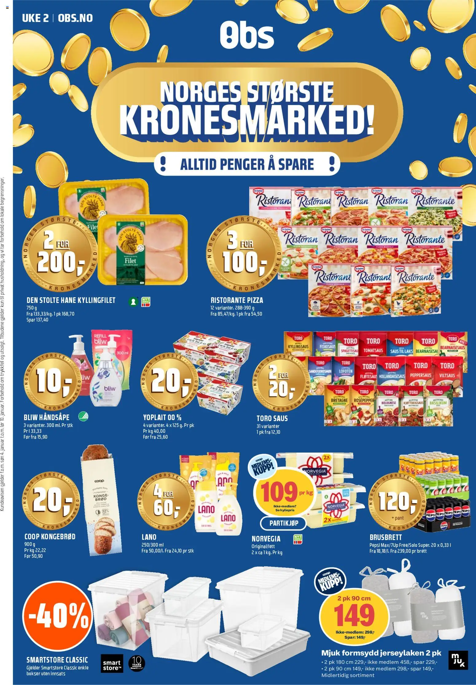 Forhåndsvis Kundeavis fra butikk Coop Obs gyldig fra 04/01/2026