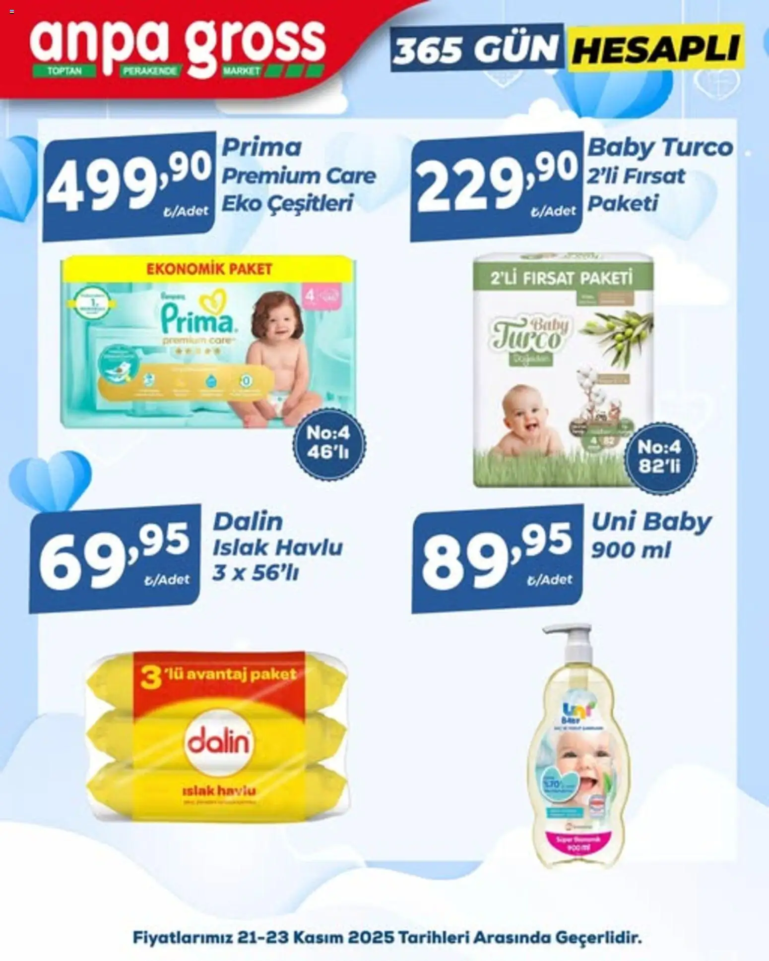 Anpa Gross İndirim Bebek 21.11.2025 - Broşürünün önizlemesi