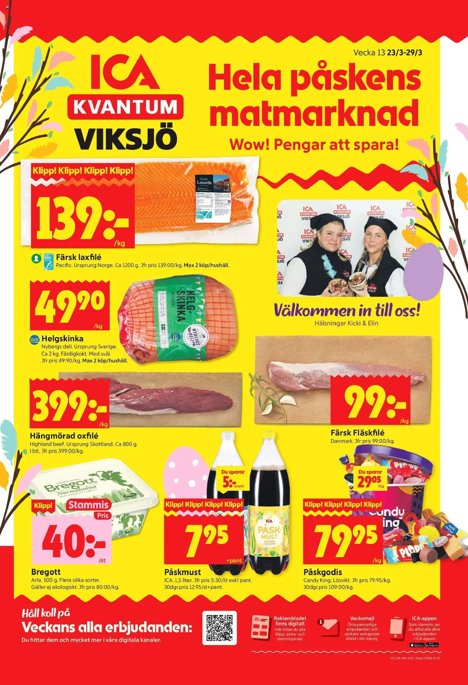 Förhandsgranska reklamblad Järfälla från butik ICA Kvantum gäller från 23/03/2026