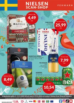 Eksempel på tilbudsavis Fehmarn erbjudande fra butik Nielsen Discount gyldig fra 13/11/2025