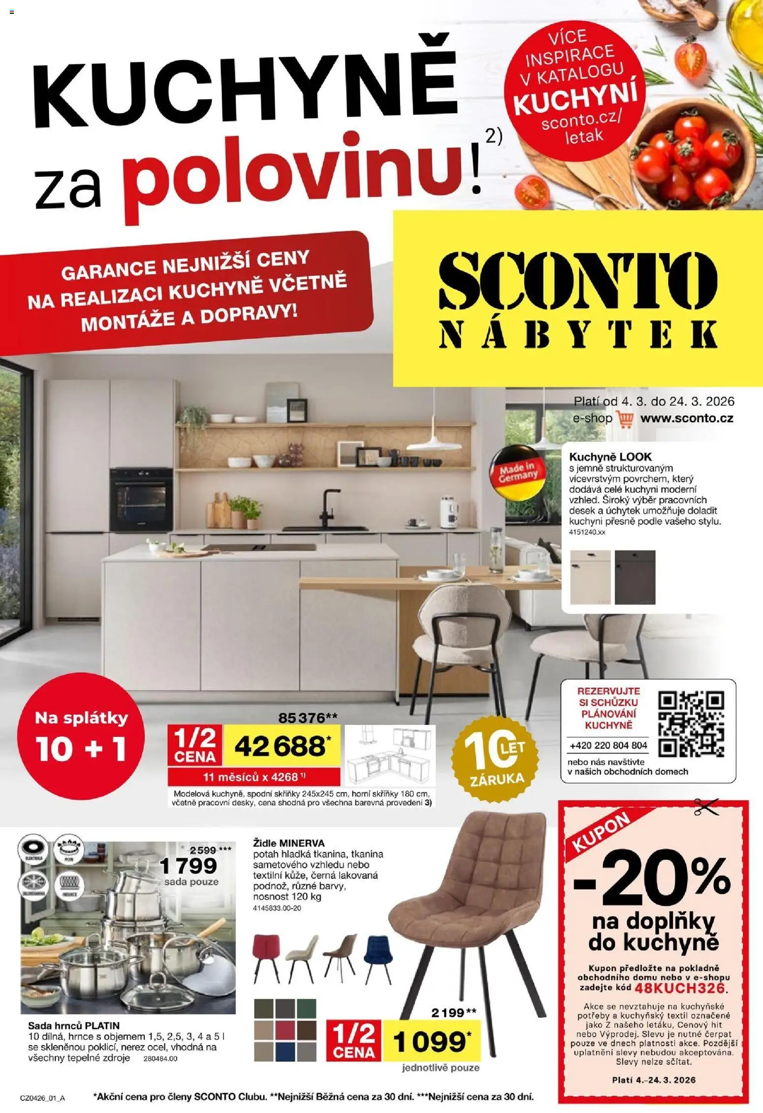 Náhled nabídky: Sconto nábytek Sconto nábytek leták platný od 04.03.2026