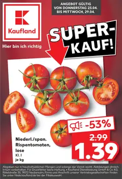 Náhled nabídky: Kaufland Německo Kaufland Německo leták - Super-kauf platný od 23.04.2026