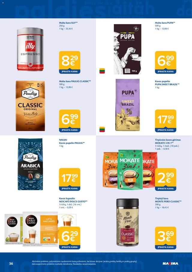 Naujas Maxima leidinys nuo 04.21