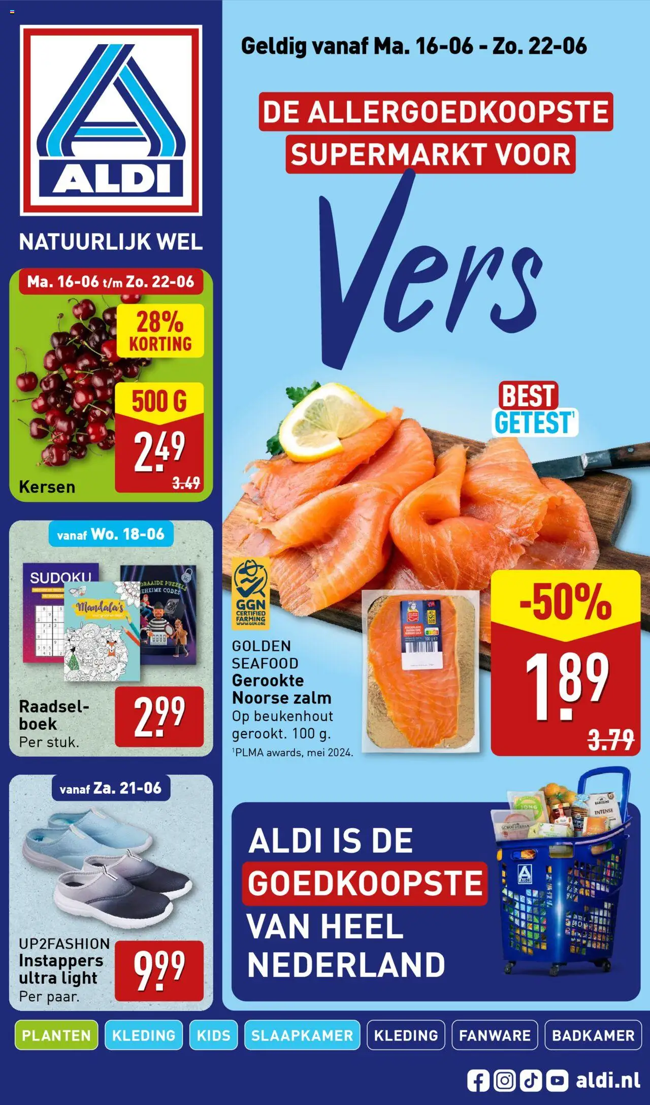 Aldi shop Folder week 25 geldig vanaf 16-06-2025 - Paginanummer 1