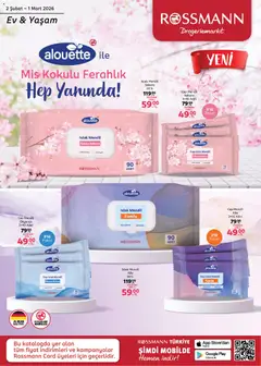 Rossmann Şubat Ev & Yaşam Kataloğuv 02.02.2026 - Broşürünün önizlemesi