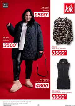 Kik - Akciós újság Kik megtekintése, amely érvényes 2025.10.13.-től | Oldal: 21