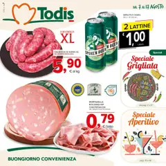 Anteprima dell'opuscolo Volantino Campania - Calabria dal negozio Todis valido da 07/08/2025