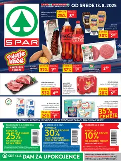 Predogled kataloga iz trgovine Spar veljaven od 13.08.2025