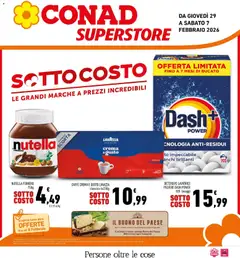 Anteprima dell'opuscolo Volantino Superstore Sicilia dal negozio Conad valido da 29/01/2026