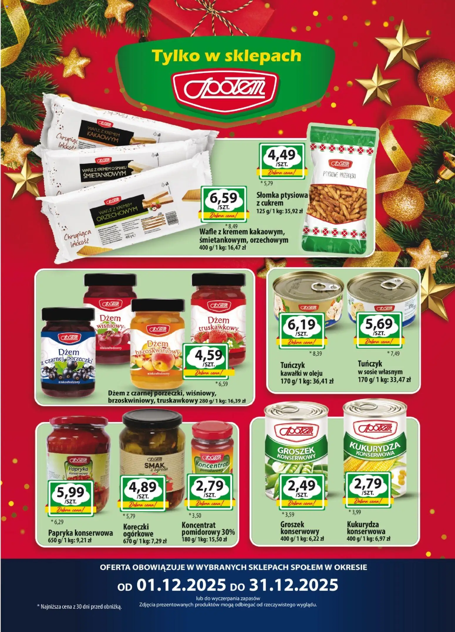 Pogląd gazetki "Własna marka" ze sklepu Społem ważnej od 01.12.2025