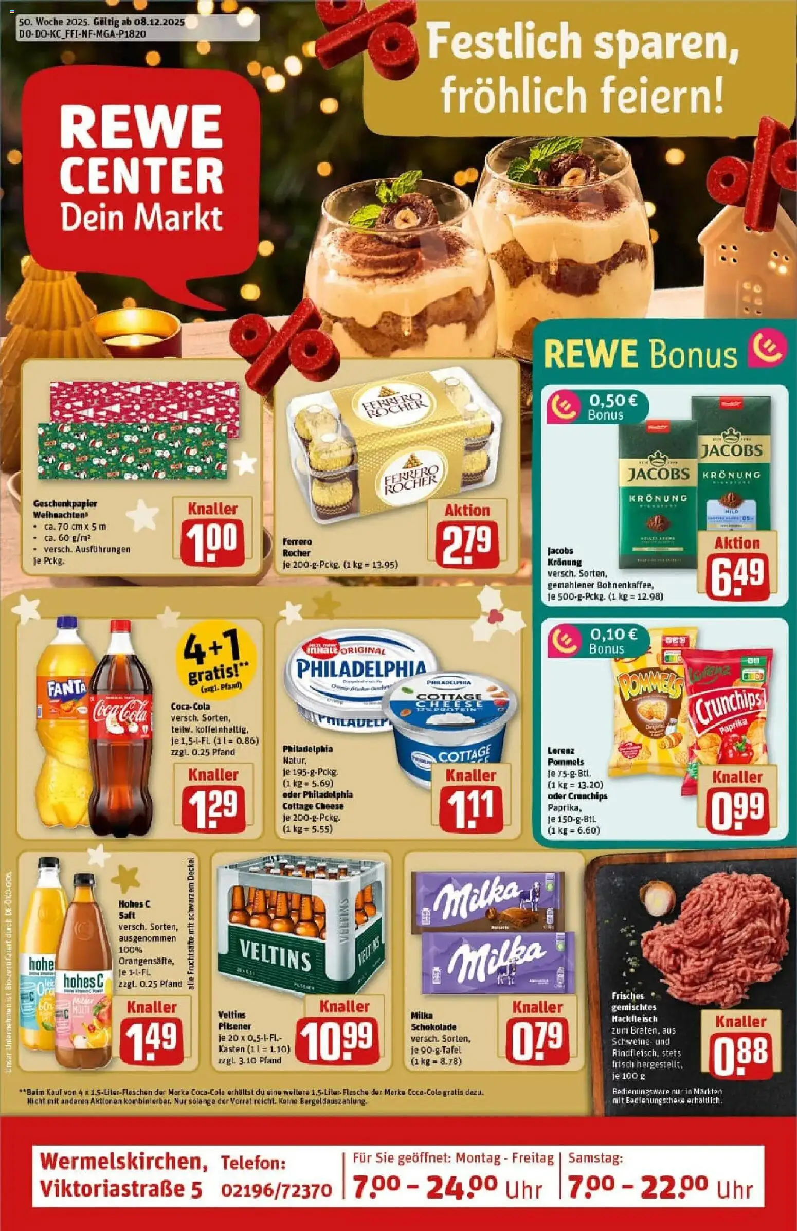 Vorschau von dem Prospekt des Geschäftes Rewe, gültig ab dem 07.12.2025