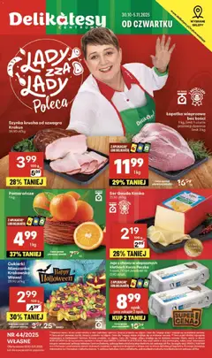 Pogląd gazetki "Sklepy Własne" ze sklepu Delikatesy Centrum ważnej od 30.10.2025