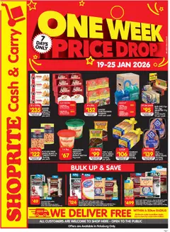 Preview of Shoprite flyer valid from 19/01/2026