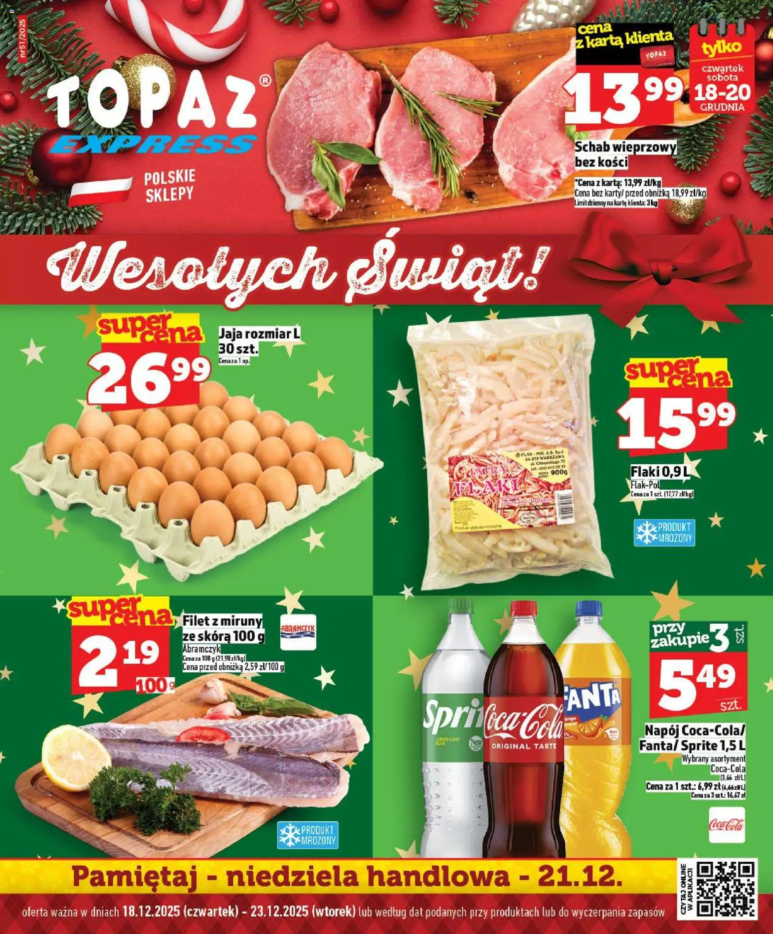 Pogląd gazetki "Express" ze sklepu Topaz ważnej od 18.12.2025