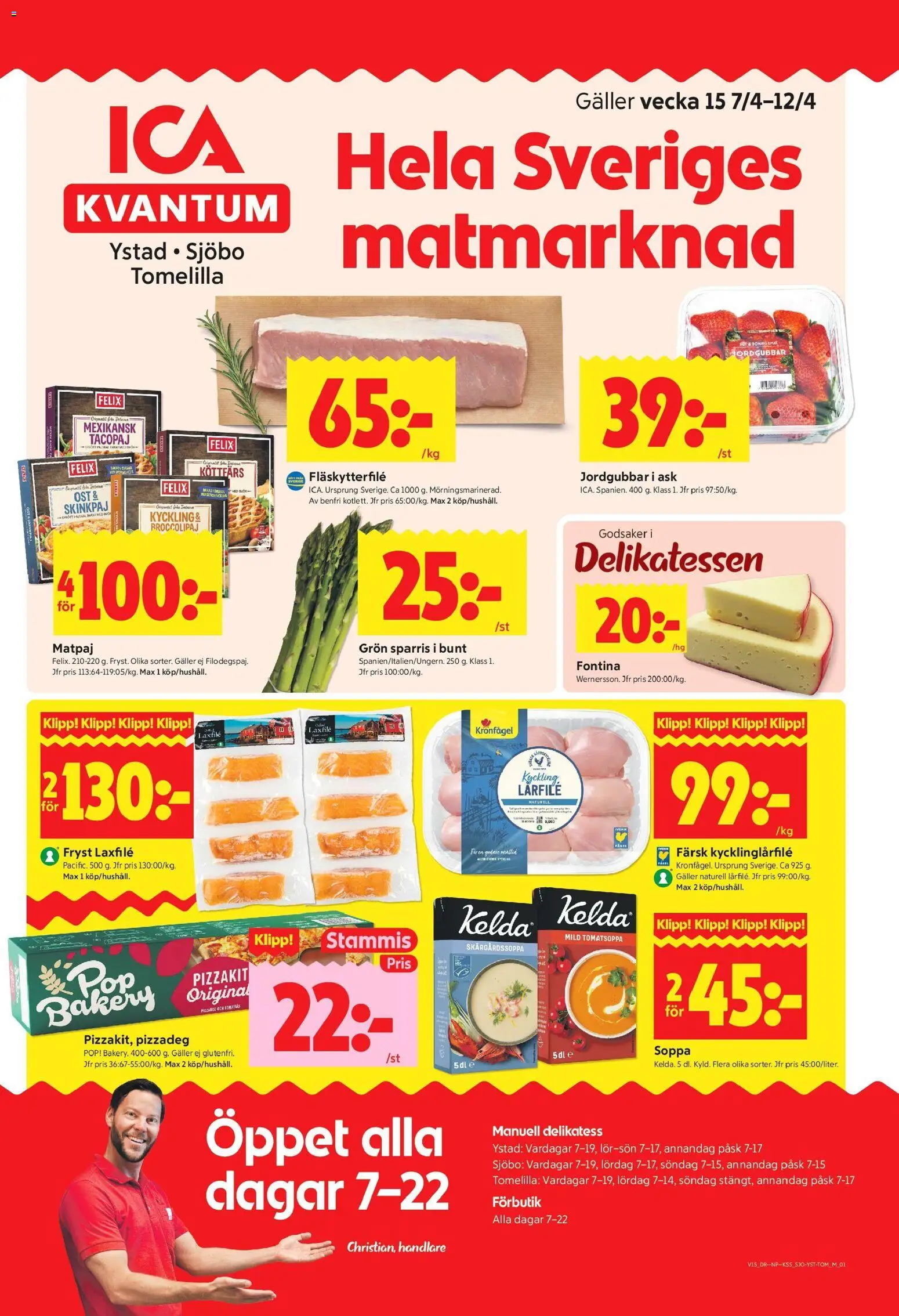 Förhandsgranska reklamblad Sjöbo från butik ICA Kvantum gäller från 06/04/2026