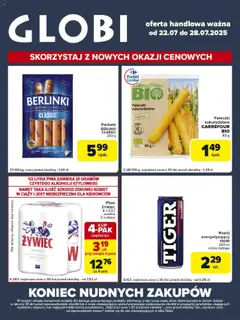Pogląd gazetki "Globi" ze sklepu Carrefour ważnej od 22.07.2025