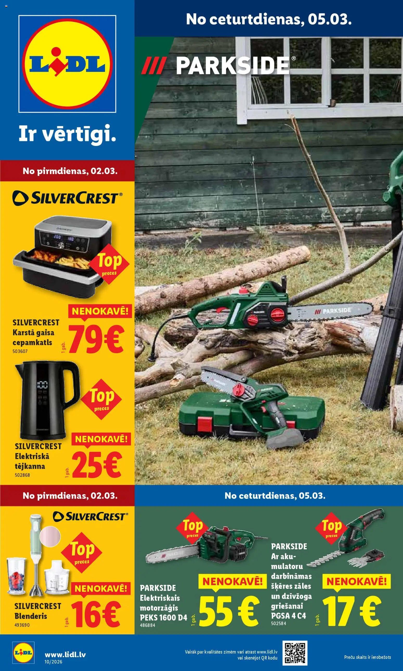 Skatīt Lidl akciju bukletu, derīgs no 02.03.2026.