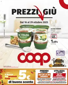 Anteprima dell'opuscolo Volantino Nova Milanese dal negozio COOP valido da 16/10/2025
