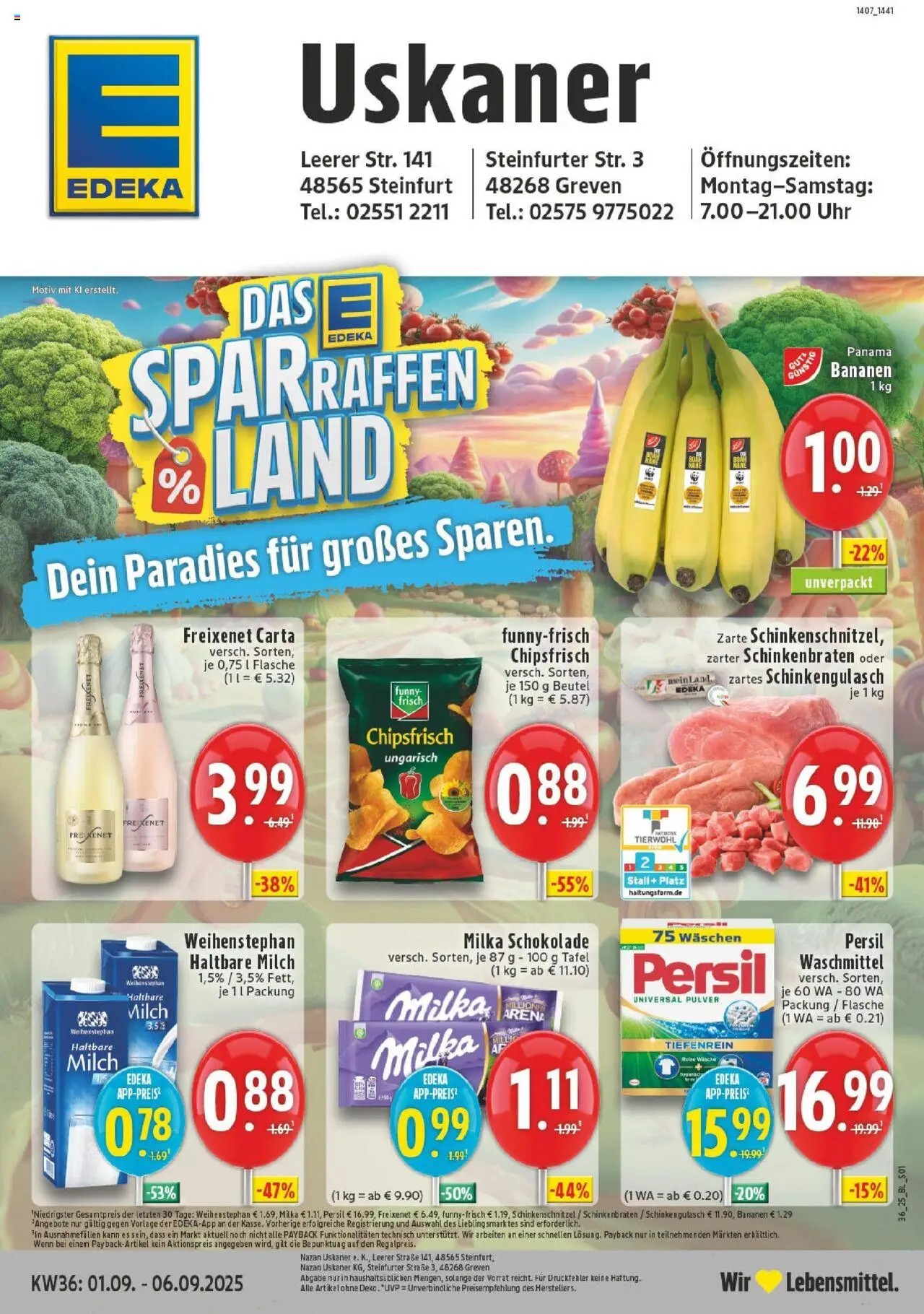 EDEKA Prospekt ab 01.09.2025 - Prospekt Greven Online