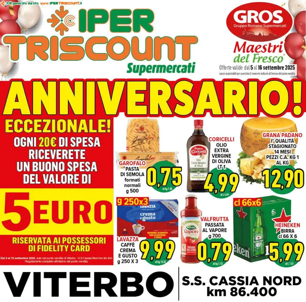 Volantino Ipertriscount valido da 05/09/2025 numero di pagina 1