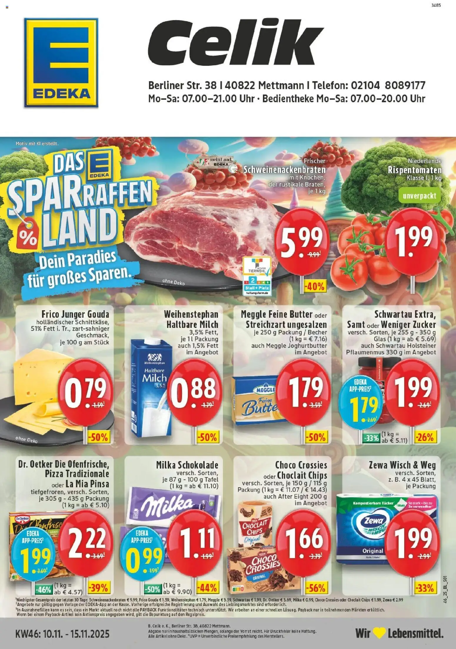 Vorschau von dem Prospekt des Geschäftes Edeka, gültig ab dem 10.11.2025