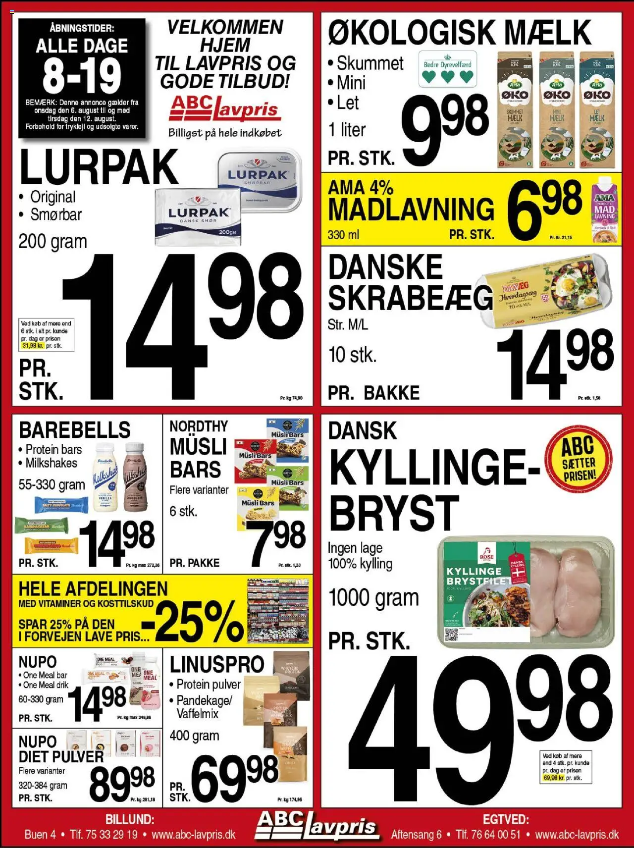 Abc Lavpris tilbudsavis gyldig fra 06/08/2025 - side 1