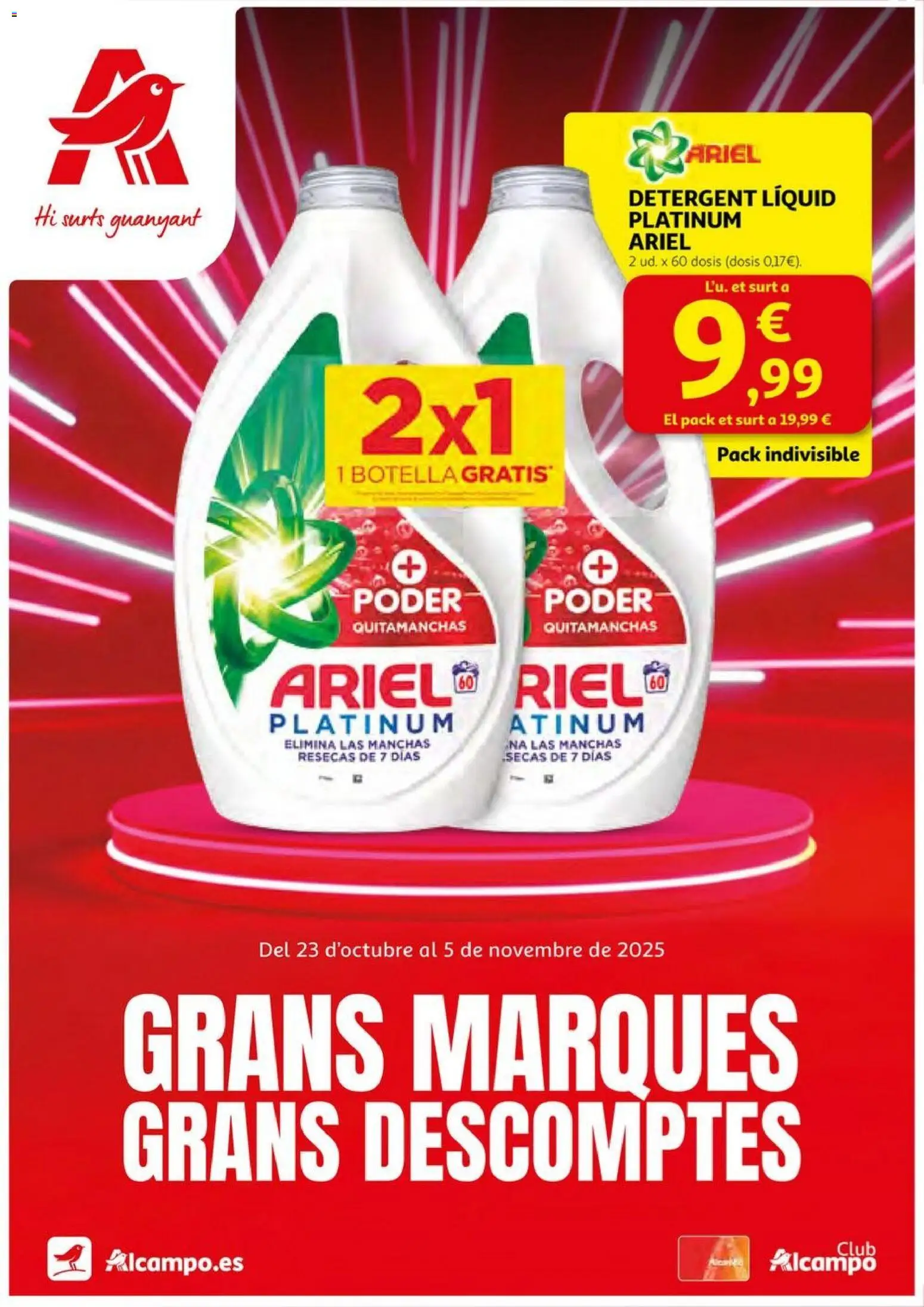 Alcampo folleto 23/10/2025 - 05/11/2025 > HG catalan