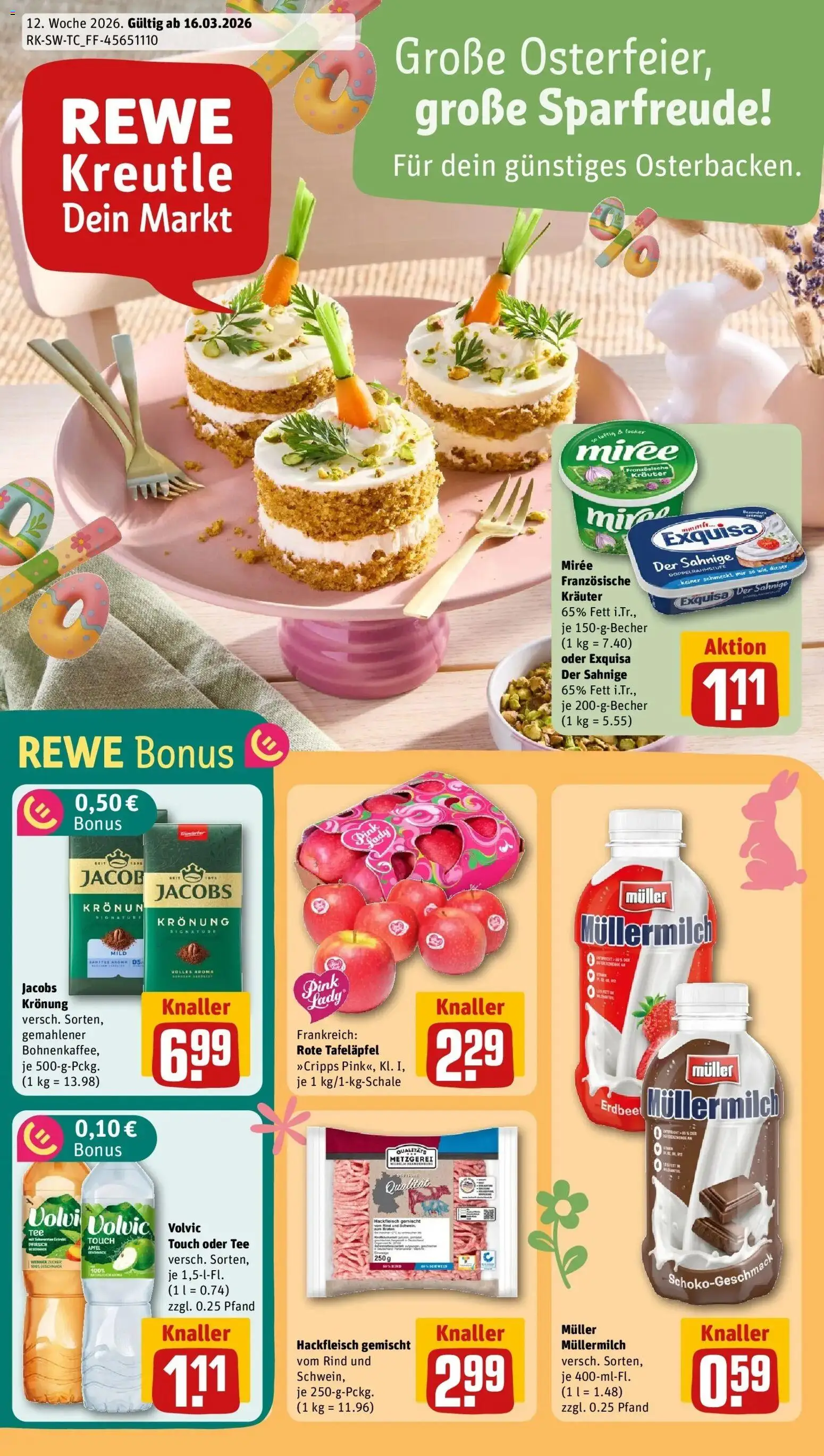 Vorschau von dem Prospekt des Geschäftes Rewe, gültig ab dem 15.03.2026