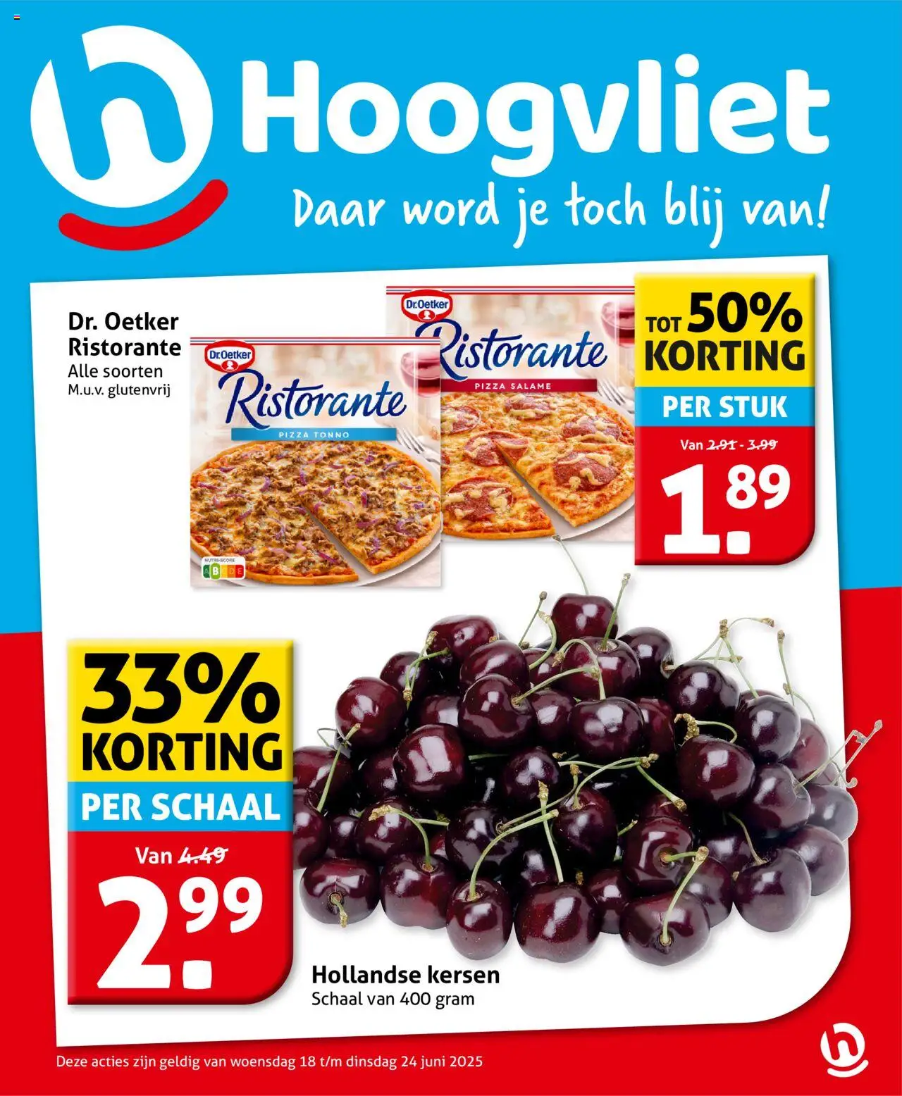 Hoogvliet shop Folder geldig vanaf 18-06-2025 - Paginanummer 1