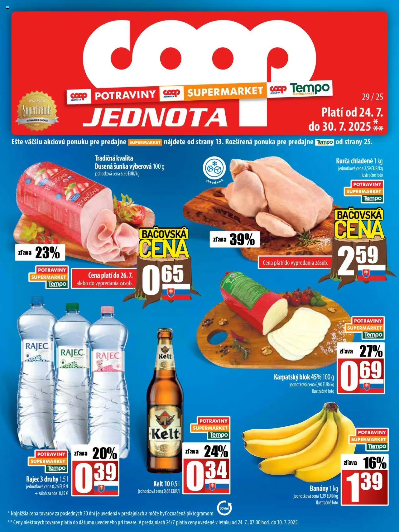 COOP Jednota leták od 24.07.2025 > Akčná ponuka online