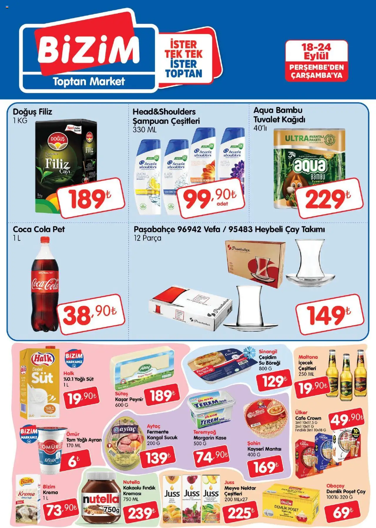 Bizim Toptan Katalog (18 - 24 Eylül 2025) - Sayfa numarası 1