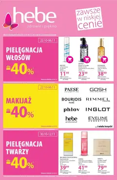 Pogląd gazetki "Gazetka" ze sklepu Hebe ważnej od 22.10.2025