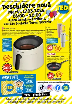 Previzualizarea de cataloage: TEDi TEDi Catalog Drobeta-Turnu Severin valabil de la 17.03.2026