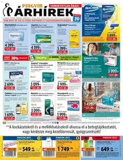Pingvin Patika - Akciós újság Pingvin Patika megtekintése, amely érvényes 2026.01.01.-től