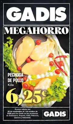 Vista previa del folleto de la tienda Gadis válido desde el 25/09/2025 