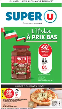 Prévisualisation de Super U catalogue du magasin Super U formulaire valide 21/04/2026