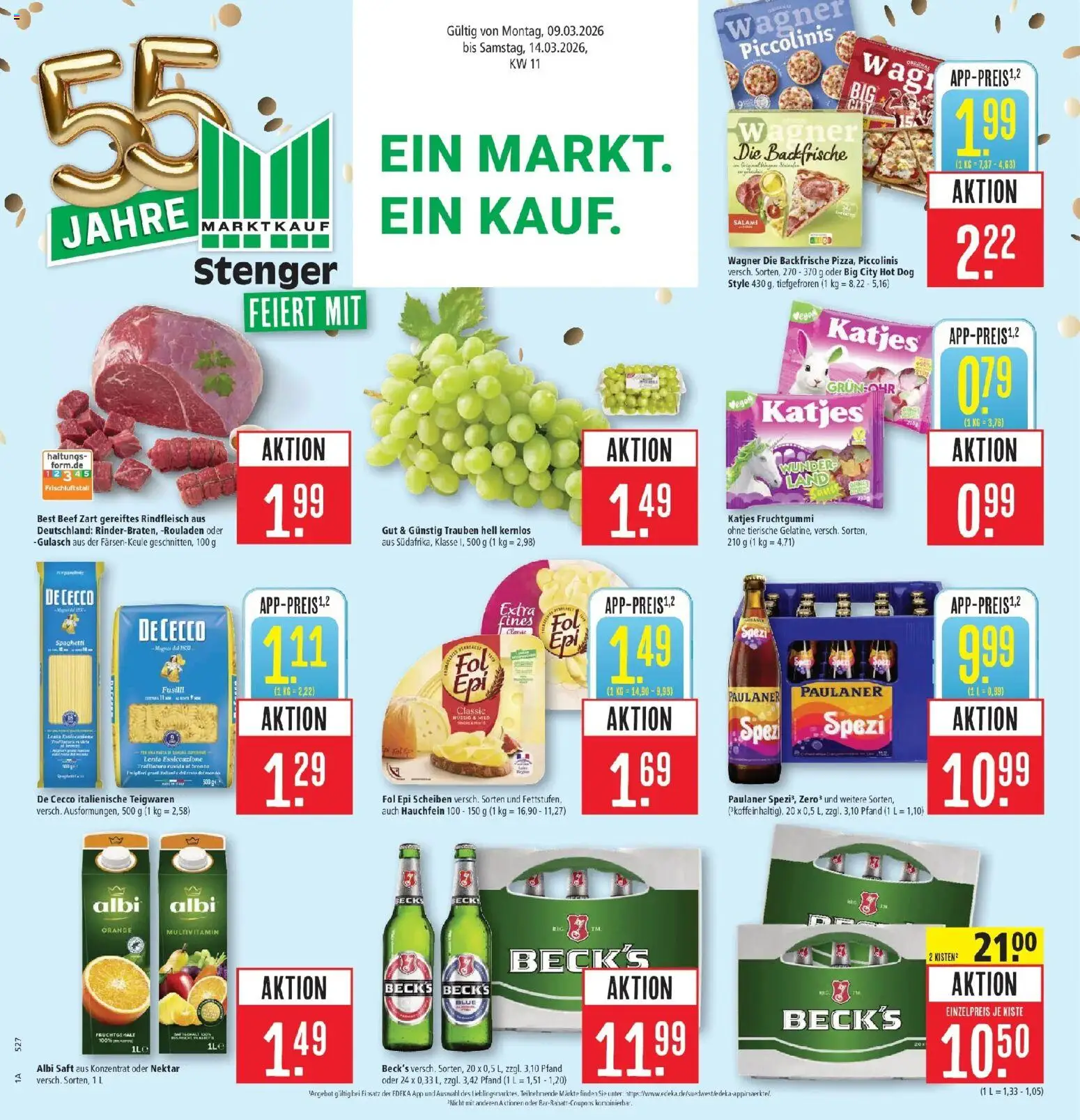 Vorschau von dem Prospekt des Geschäftes Marktkauf, gültig ab dem 09.03.2026