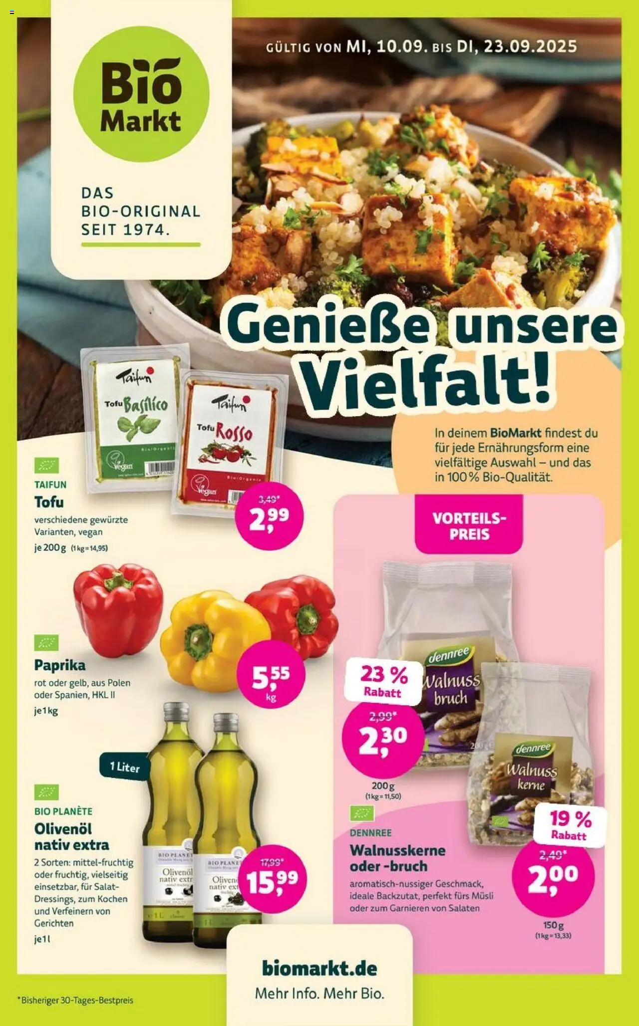 Denns BioMarkt Angebote (vom 10.09.2025 - 23.09.2025)