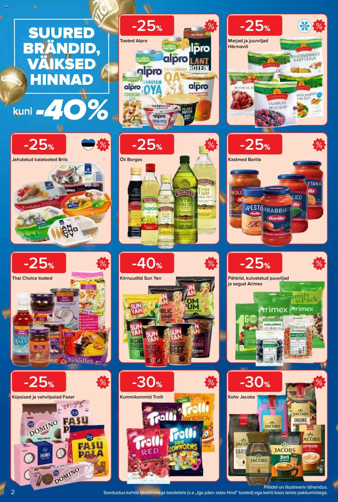 Maxima kliendilehe eelvaade alates 2025.10.14